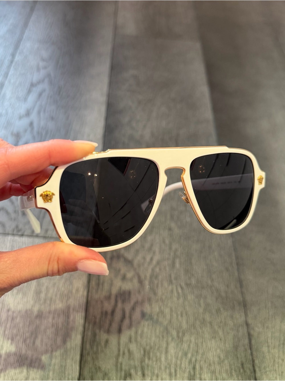 Versace White Sunglasses